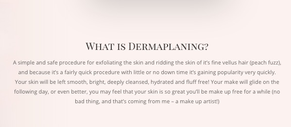 Dermaplaning in North Cornwall